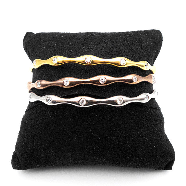 【完売品】Llife 14KGP ONDULATION BANGLE LIDNM / Llife ONLINE STORE / Llife 14KGP ONDULATION BANGLE